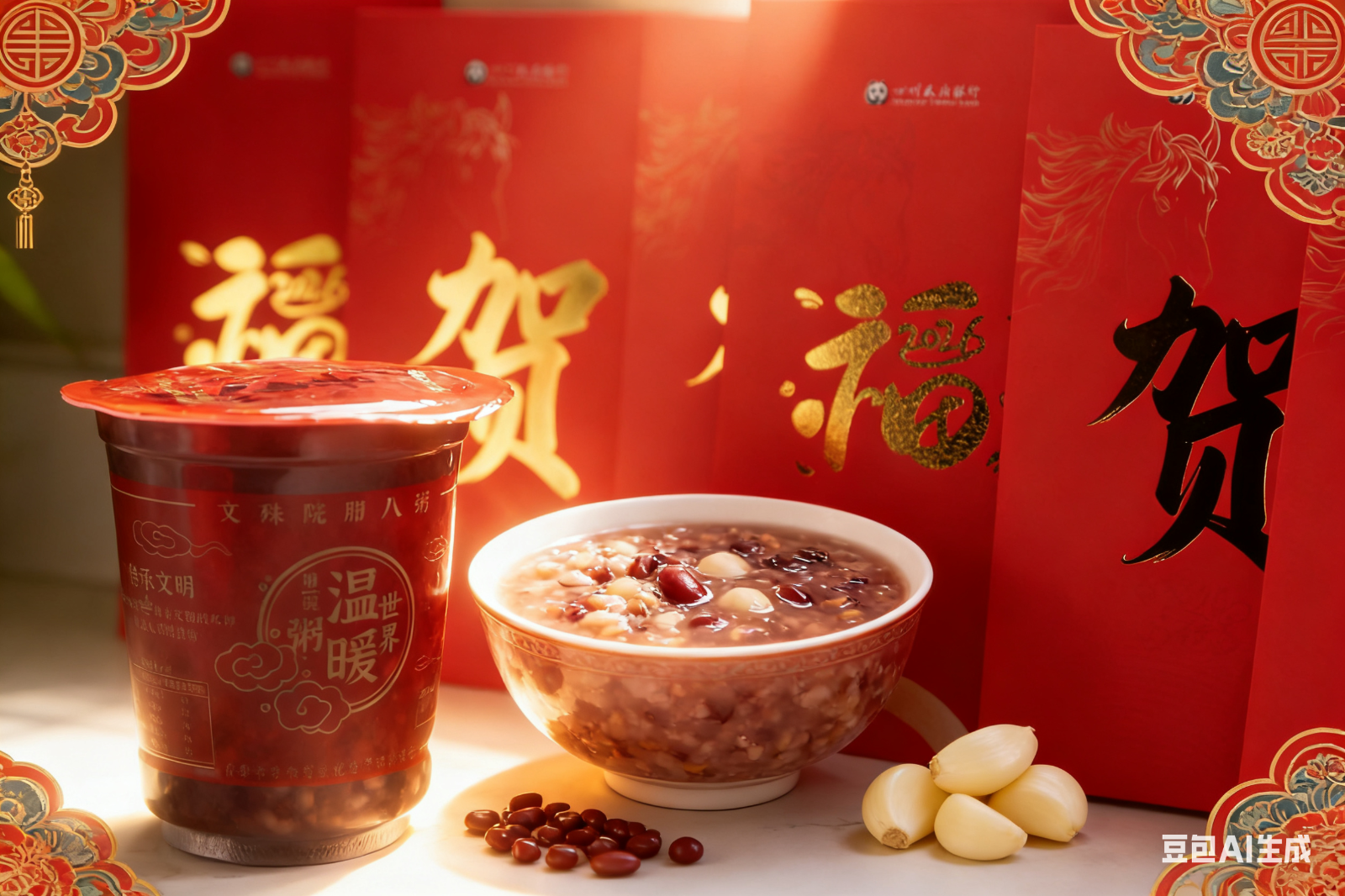 粥暖腊八，缘结文殊